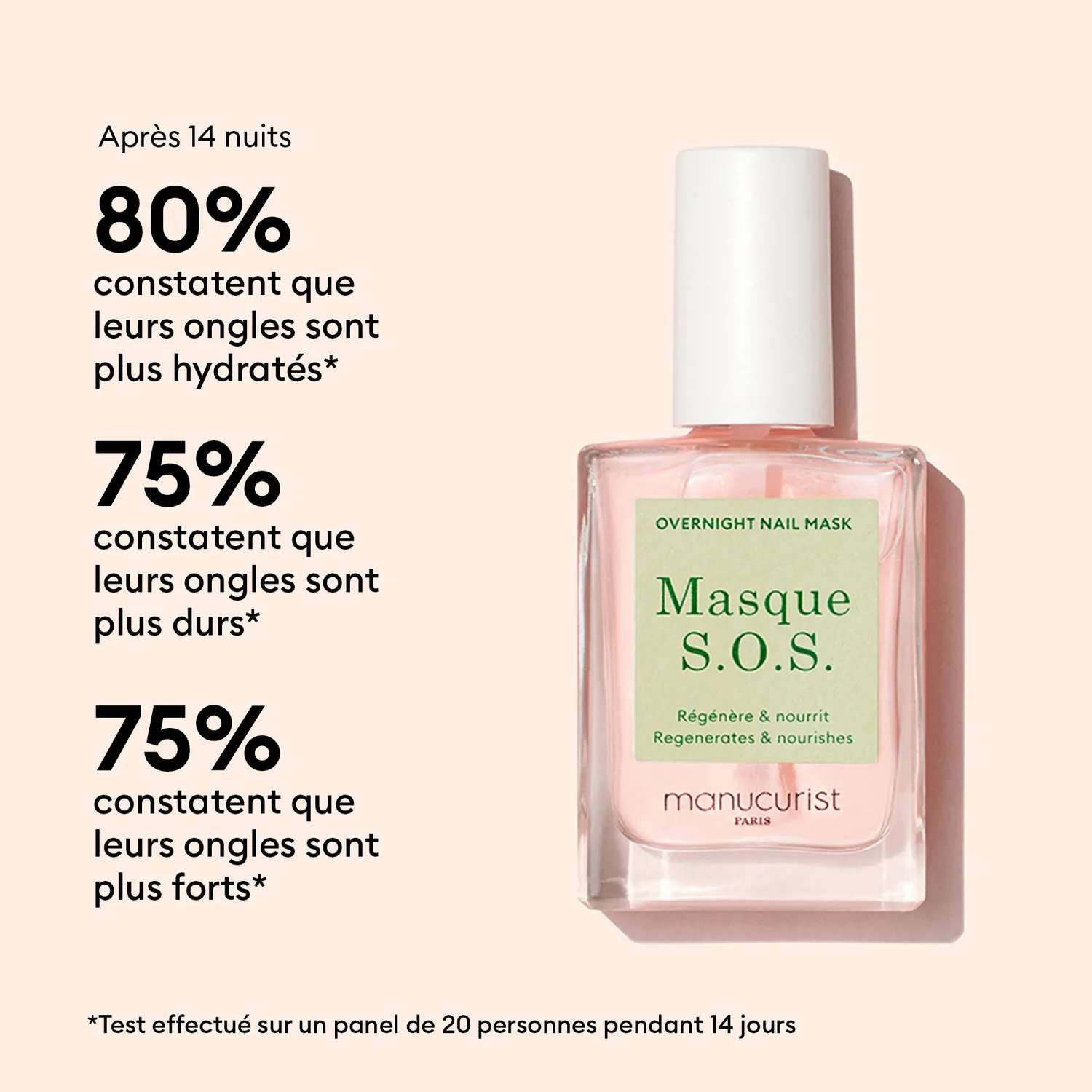 Manucurist S.O.S. Mask neglemaske nattreparasjon