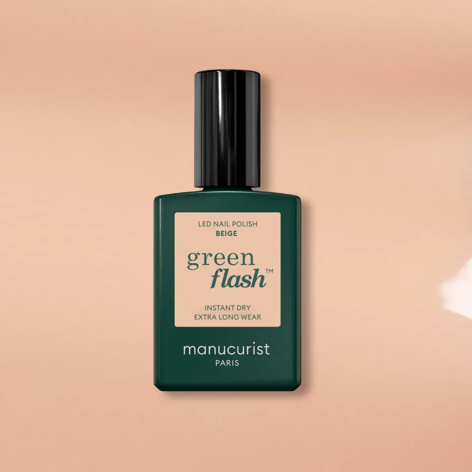 Manucurist Green Flash Beige gellakk nude transparent