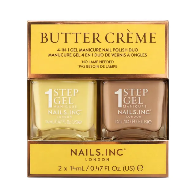 Nails Inc It's Topless Butter Crème duo neglelakk 2-pk