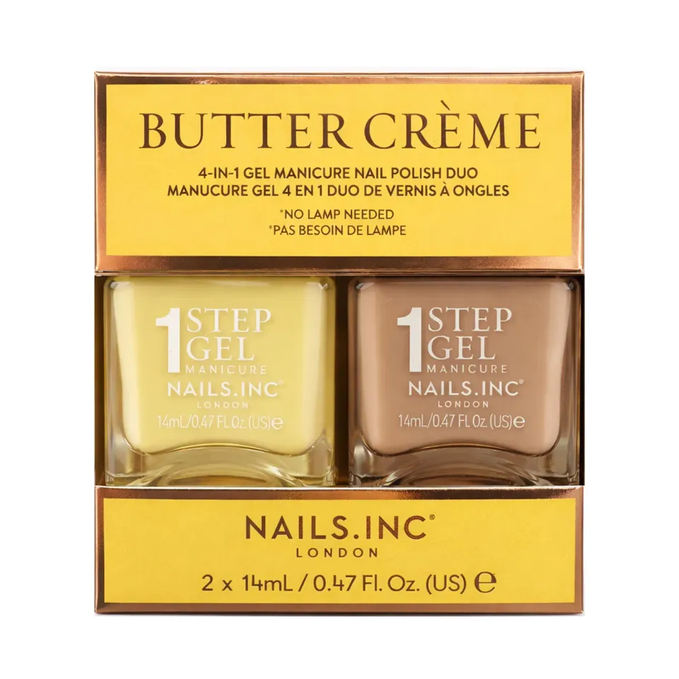 Nails Inc Butter Crème neglelakkduo It's Topless gel