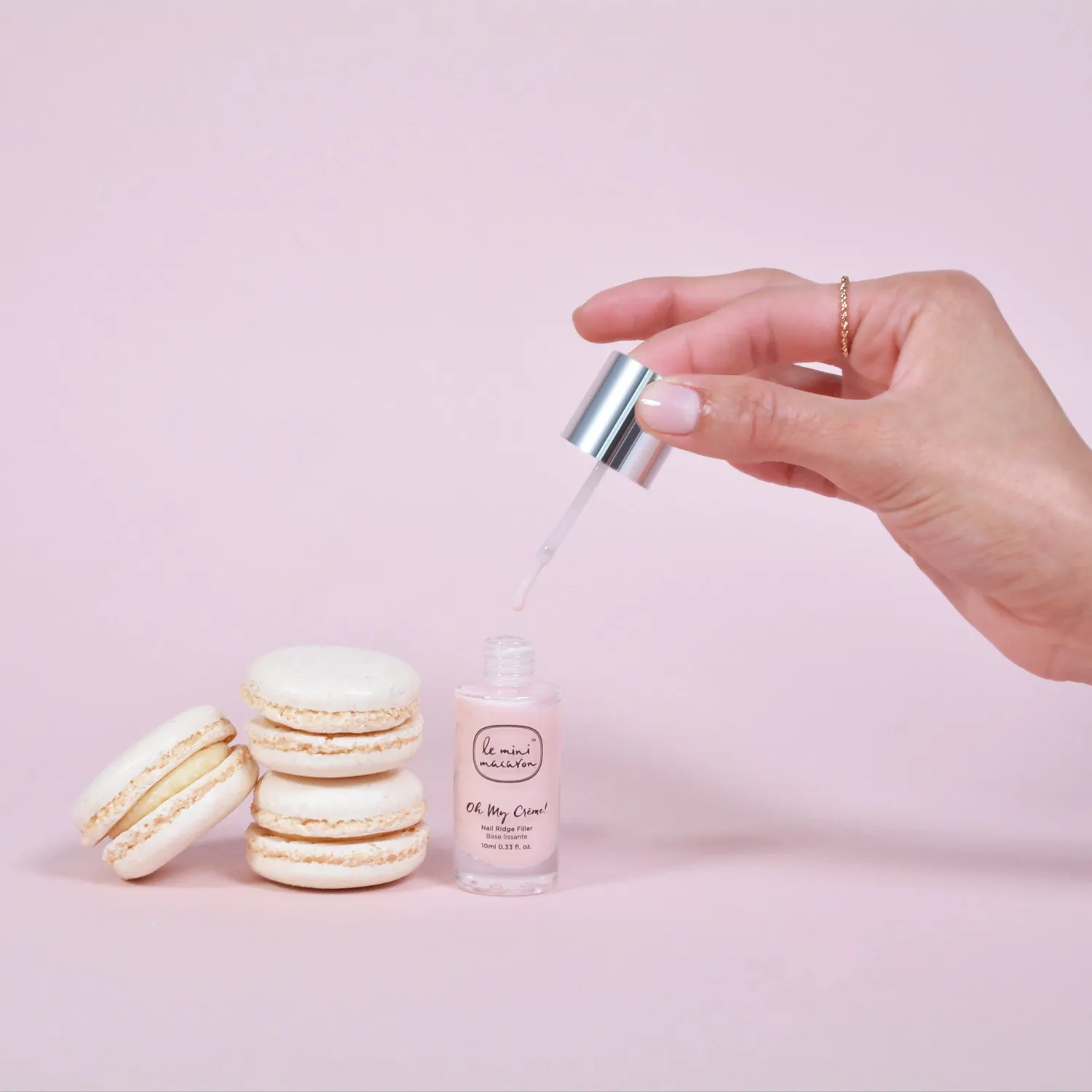 Le Mini Macaron Oh My Creme rillefyller 10 ml lys rosa