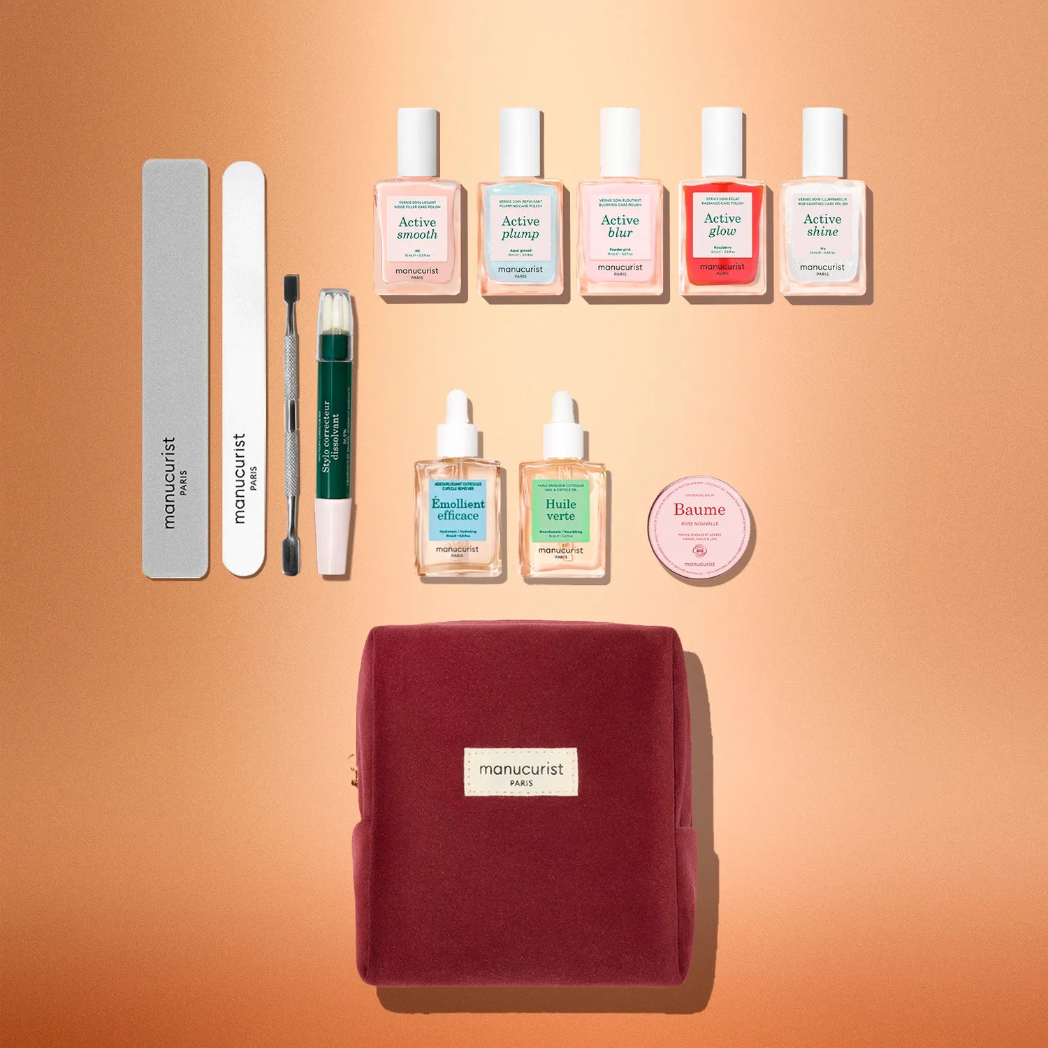 Manucurist Active Super Addict neglesett pouch