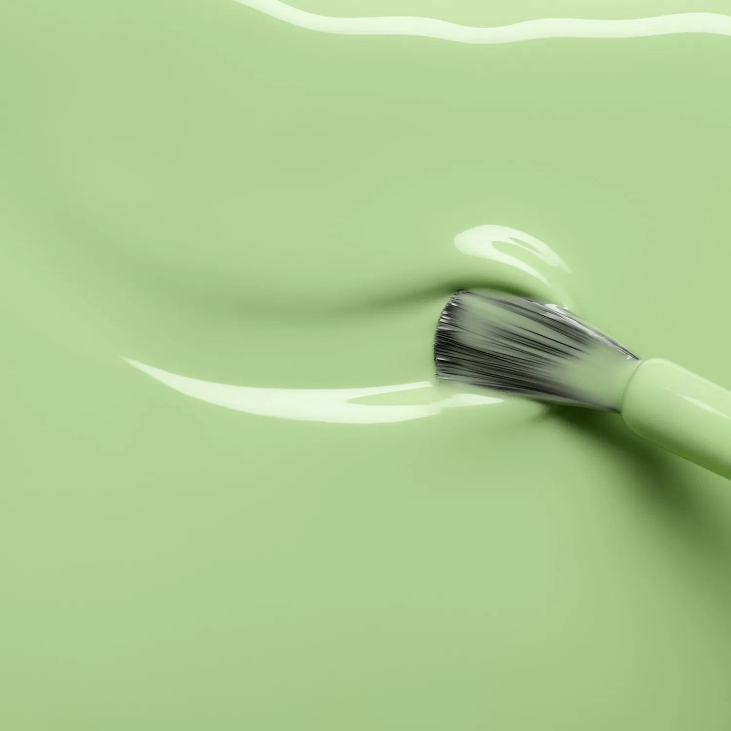 Manucurist Green Flash Milky Matcha gelelakk grønn