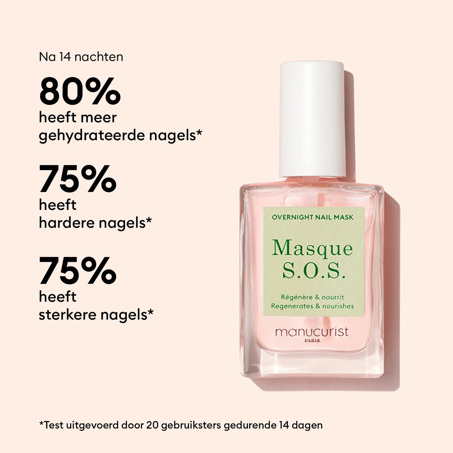 Manucurist S.O.S. Mask neglemaske nattreparasjon