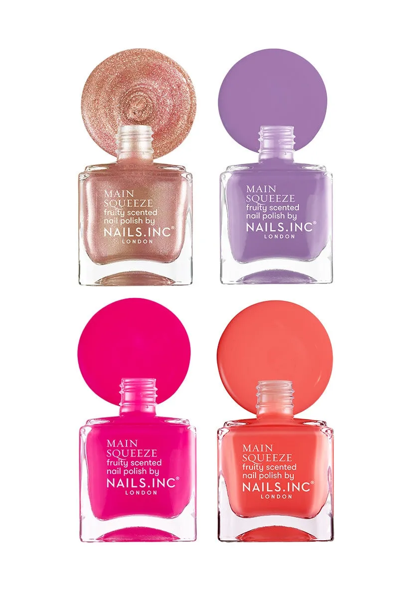 Nails Inc London Main Squeeze neglelakksett 4-pk krem