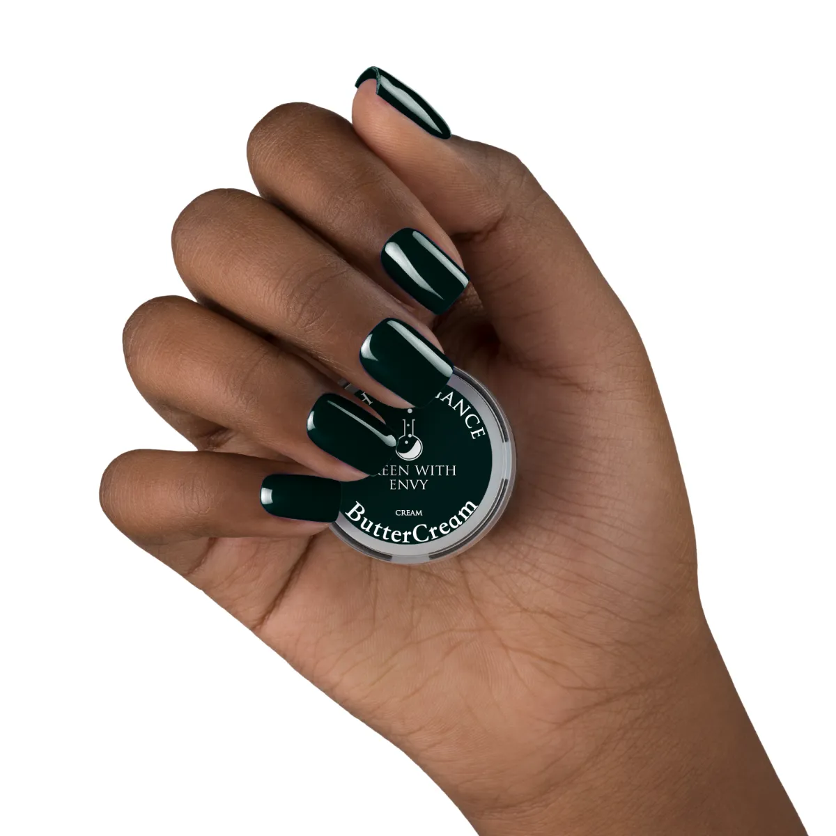 Light Elegance ButterCream Green with Envy fargegel mørkegrønn