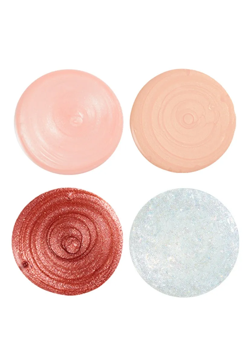 Nails Inc Mindful Manicure neglelakk sett 4-pakn nude