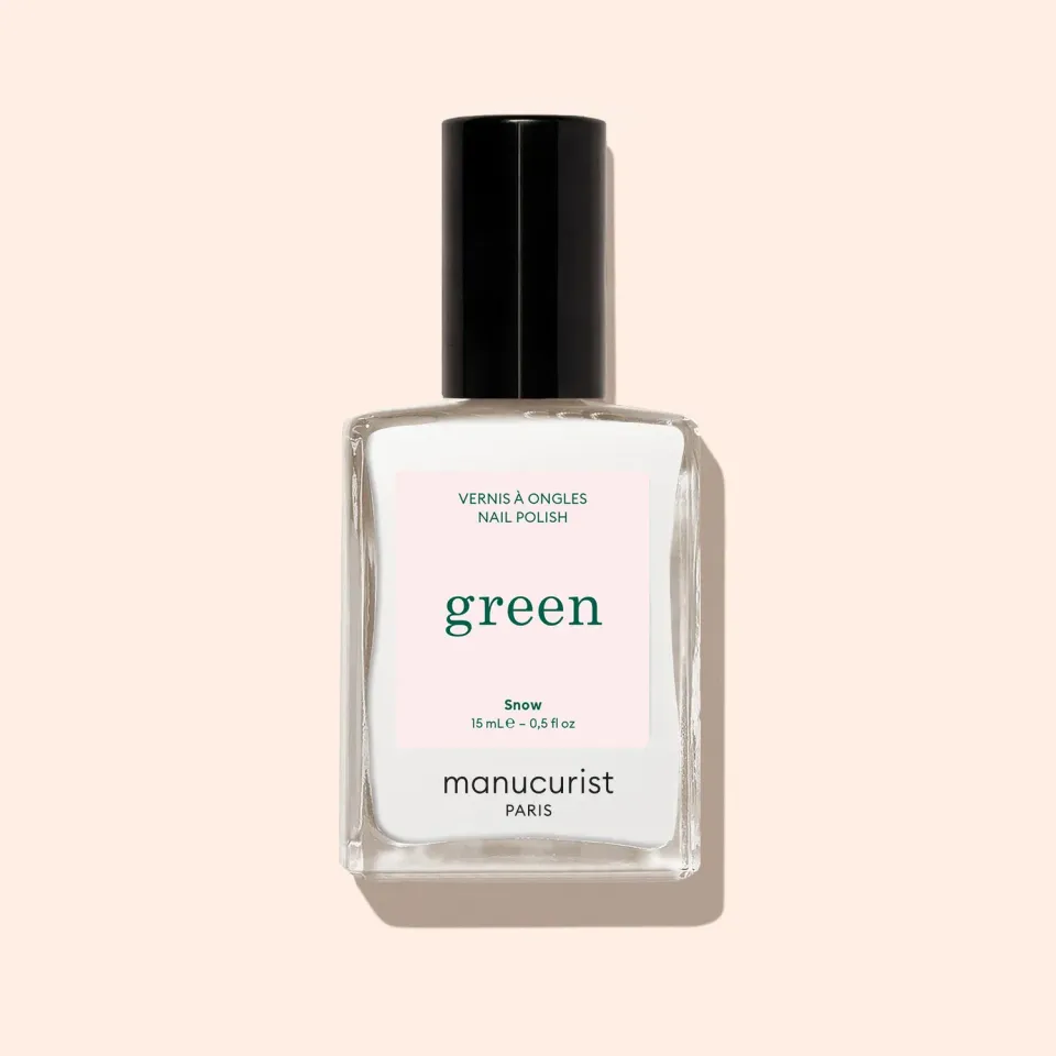 Manucurist Green Snow neglelakk hvit kremet