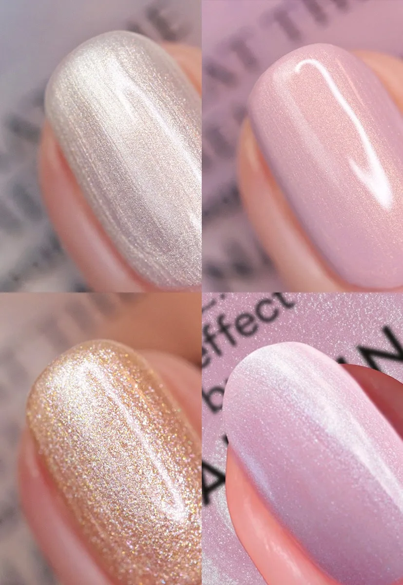 Nails Inc What The Shell neglelakksett 4-pk perlemor