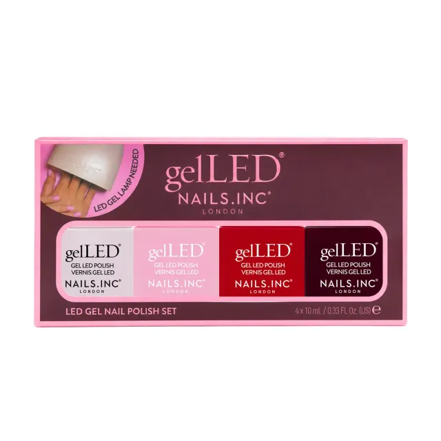 Nails Inc London gelLED Season to Shine neglelakksett