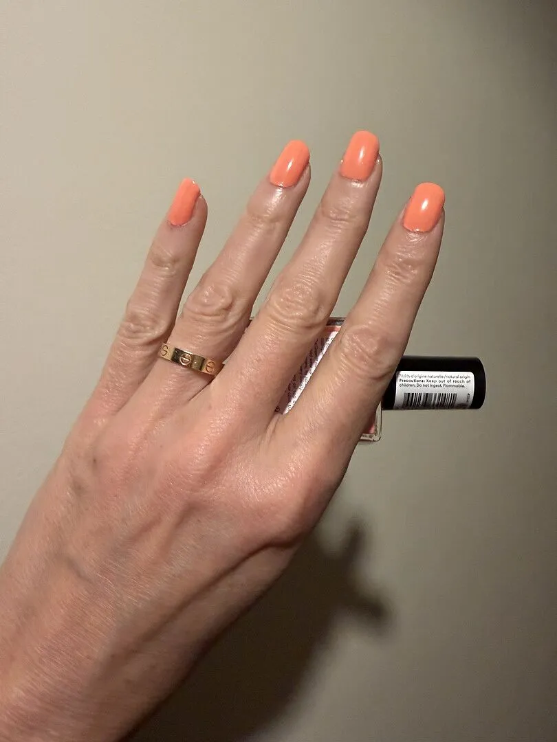 Manucurist Green Tangerine neglelakk lys neonoransje