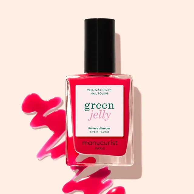 Manucurist Green Pomme d'Amour Jelly neglelakk bringebær