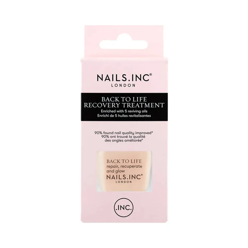 Nails Inc Back To Life styrkende neglebehandling nude