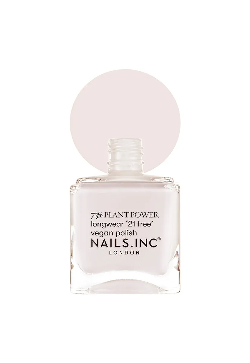 Nails Inc Plant Power Be Fearless neglelakk hvit vegan