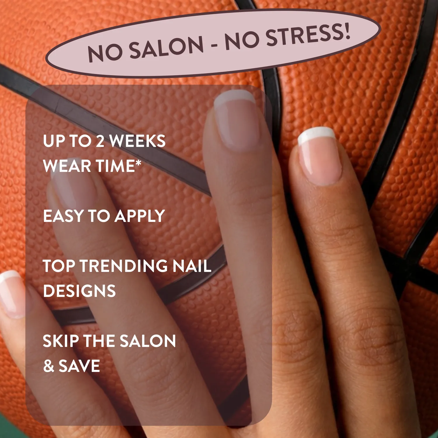 Nails Inc London Classic Kim fransk pressnegler