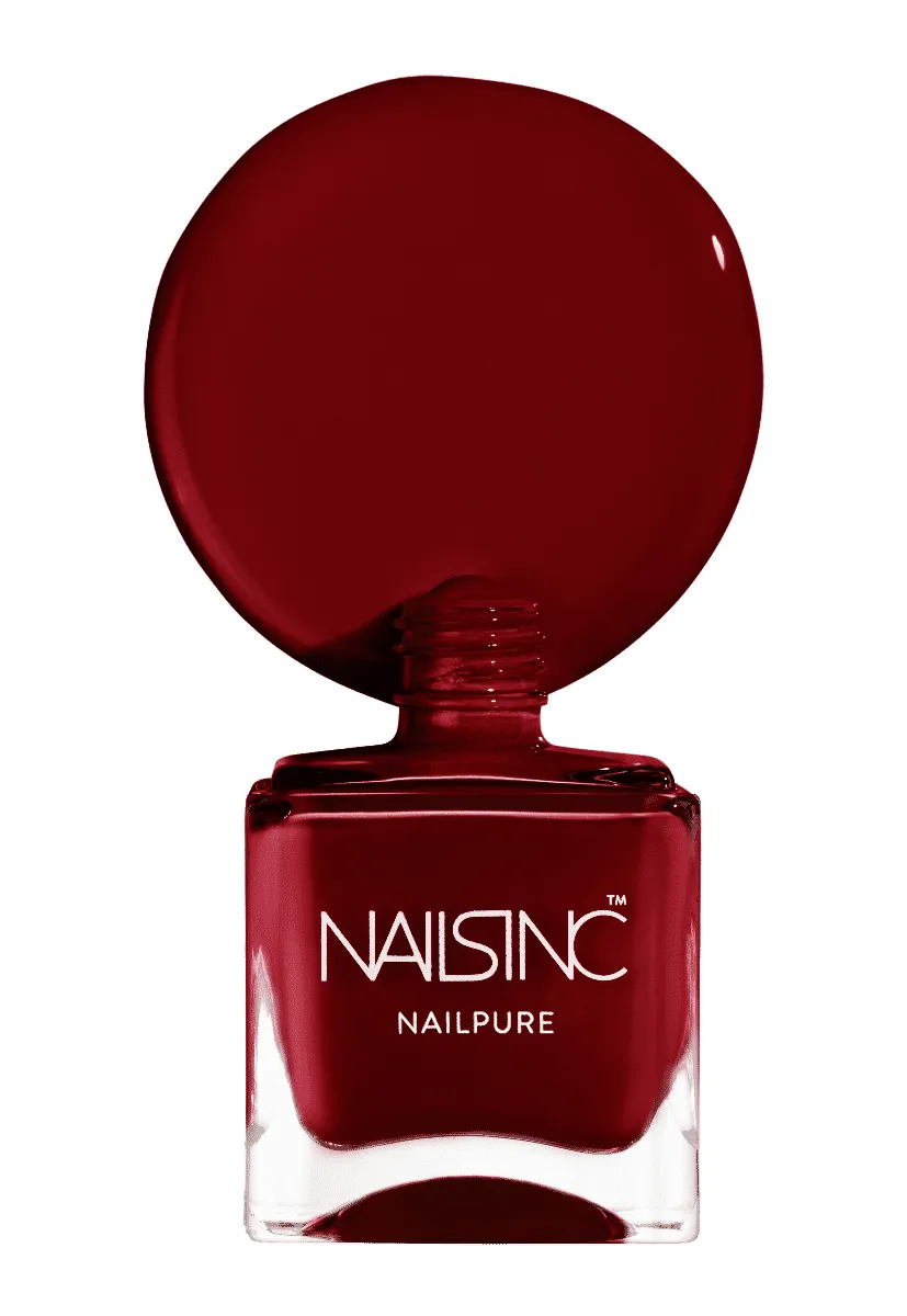 Nails Inc NailPure Tate neglelakk rød gloss