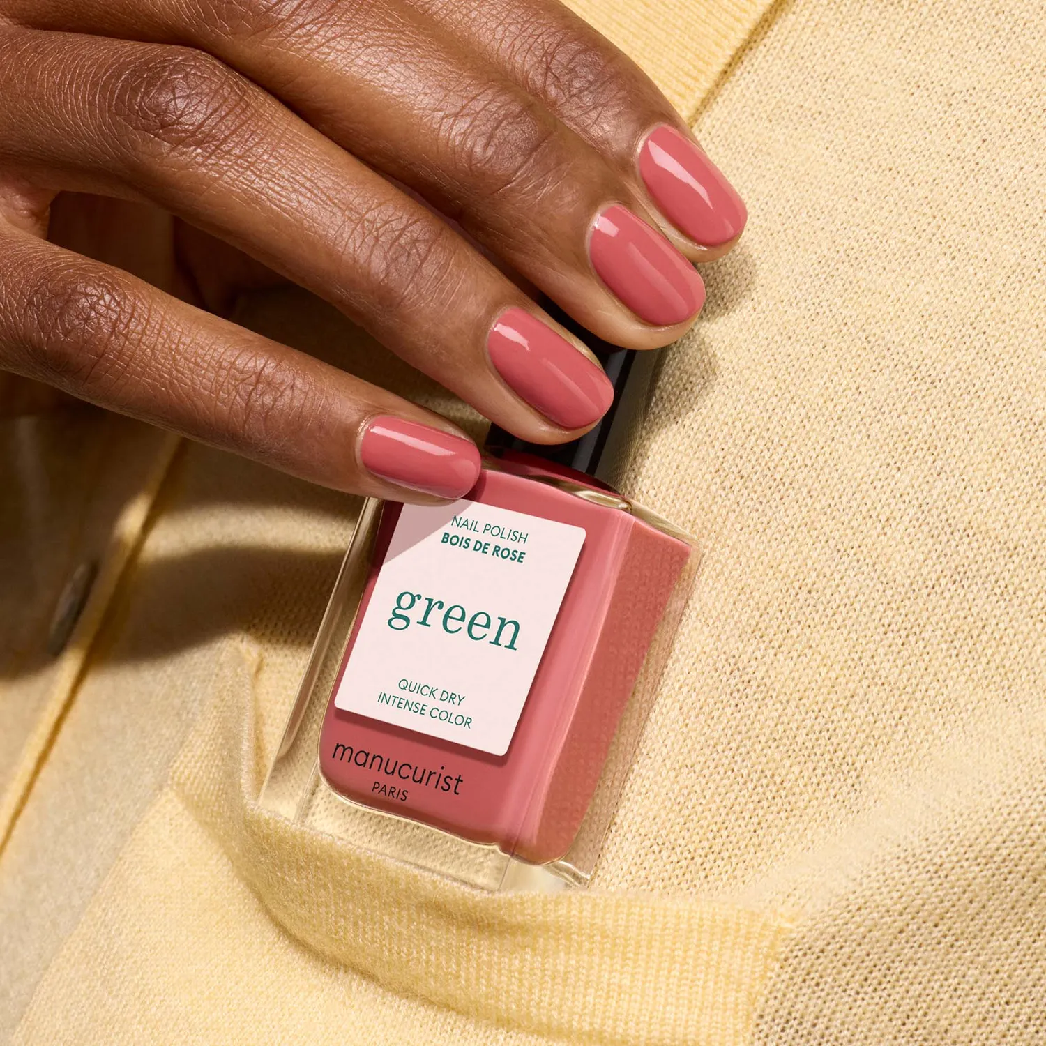 Manucurist Green Bois de Rose neglelakk gammelrosa