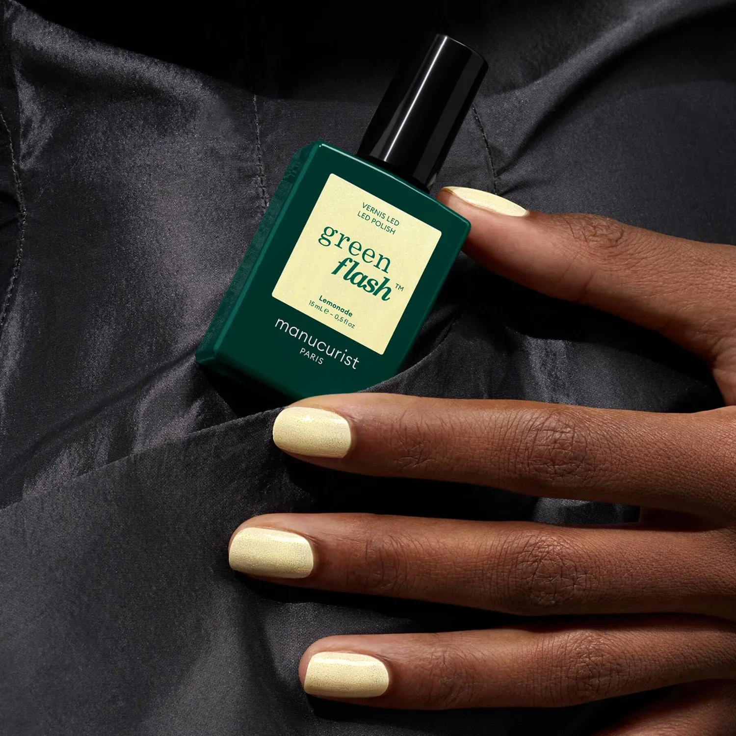 Manucurist Green Flash Lemonade gel-lakk pastellgul