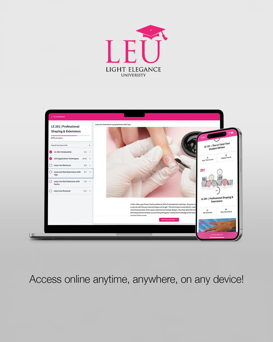 Light Elegance LE 201 Shaping nettkurs onlinekurs