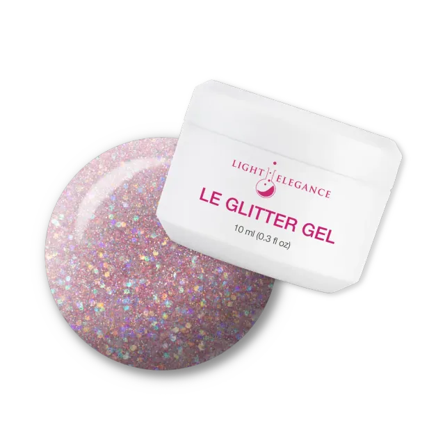 Light Elegance Free Spirit glitter gel 10 ml lavendel