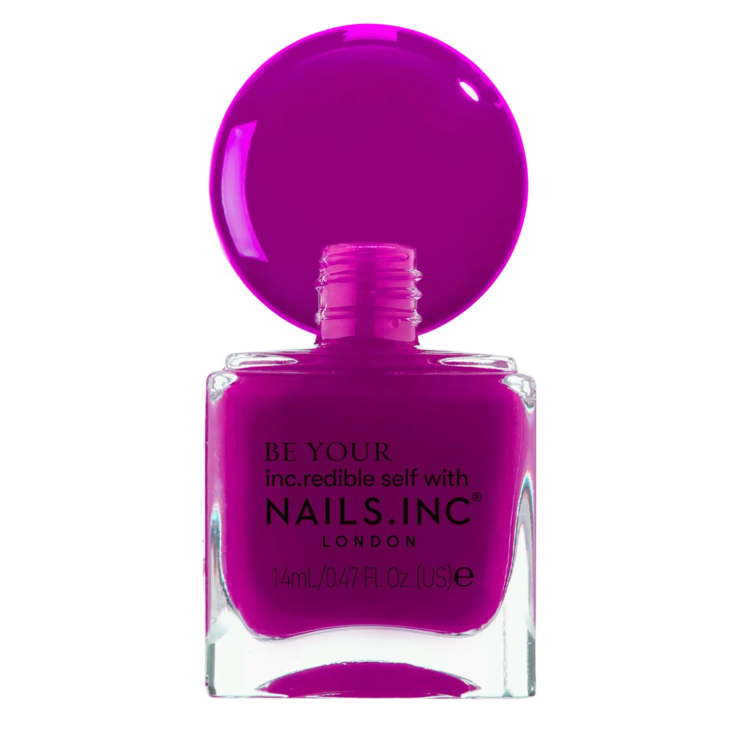 Nails Inc Kingly Court neglelakk neon lilla
