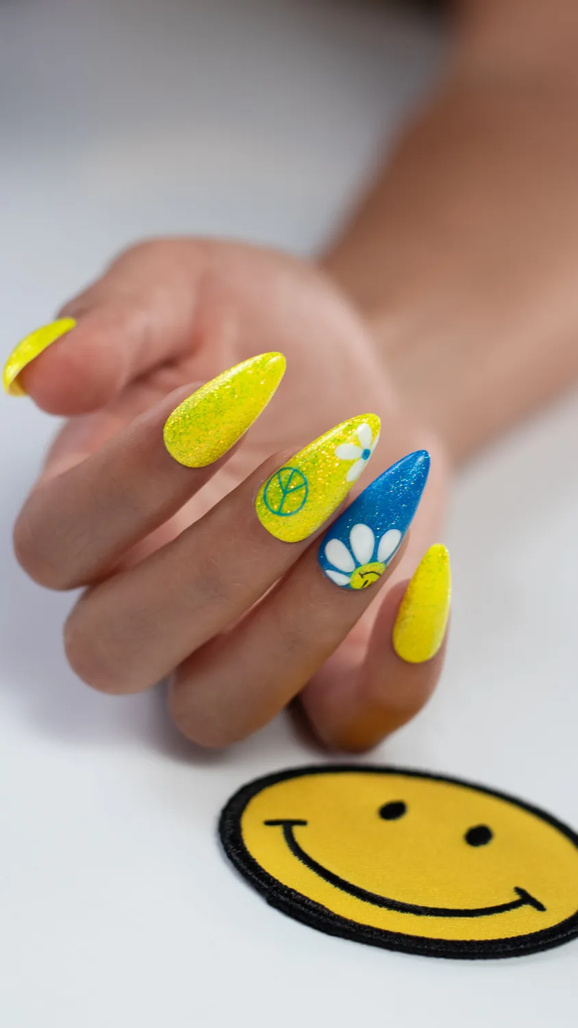 Light Elegance P+ Psychedelic gellakk 10 ml neon gul