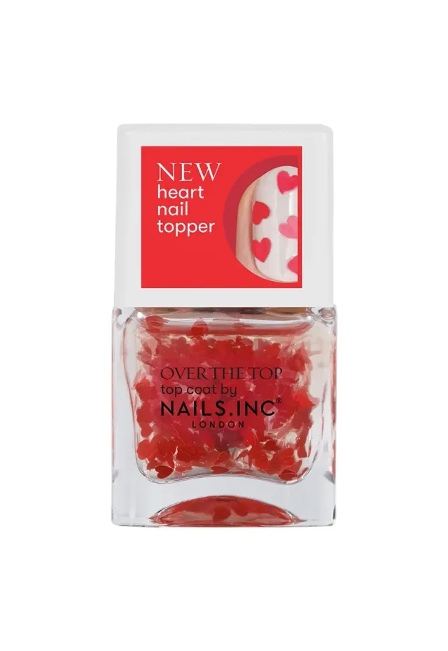 Nails Inc Loving In London glittertopper hjerte