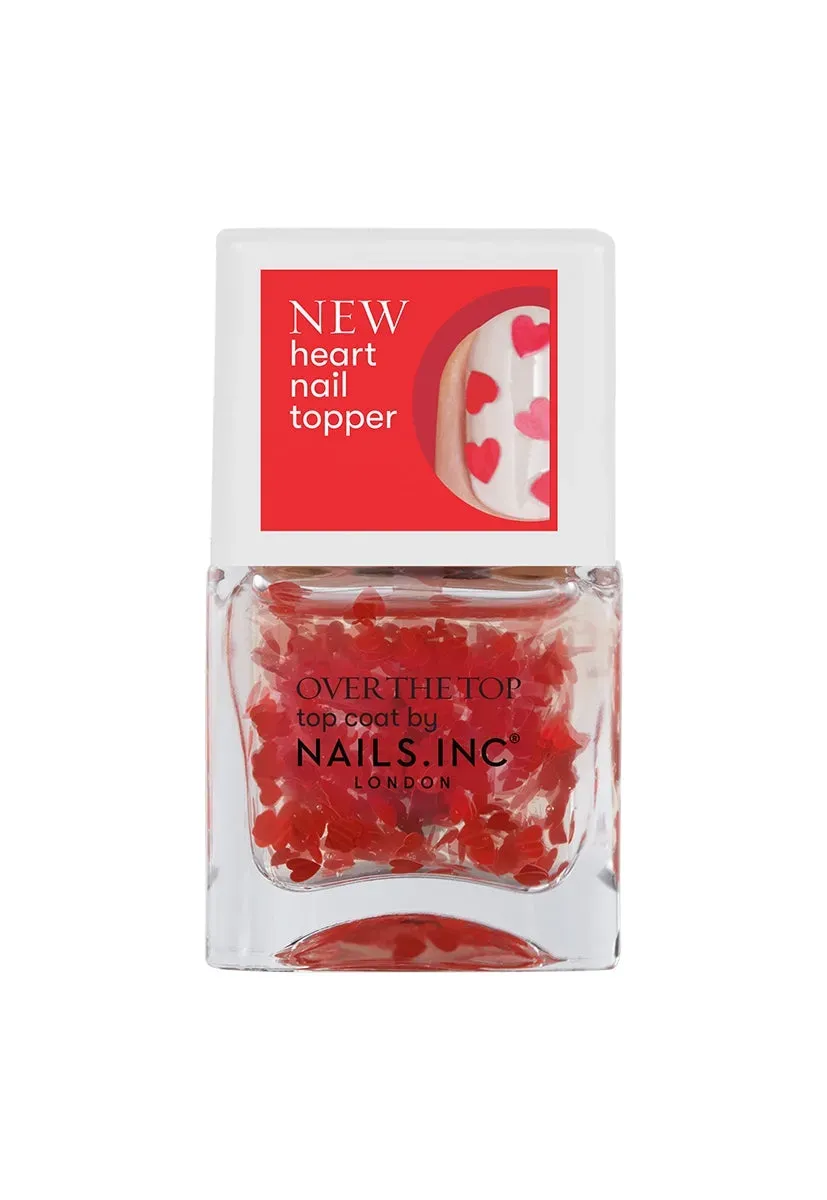 Nails Inc Loving In London glittertopper hjerte
