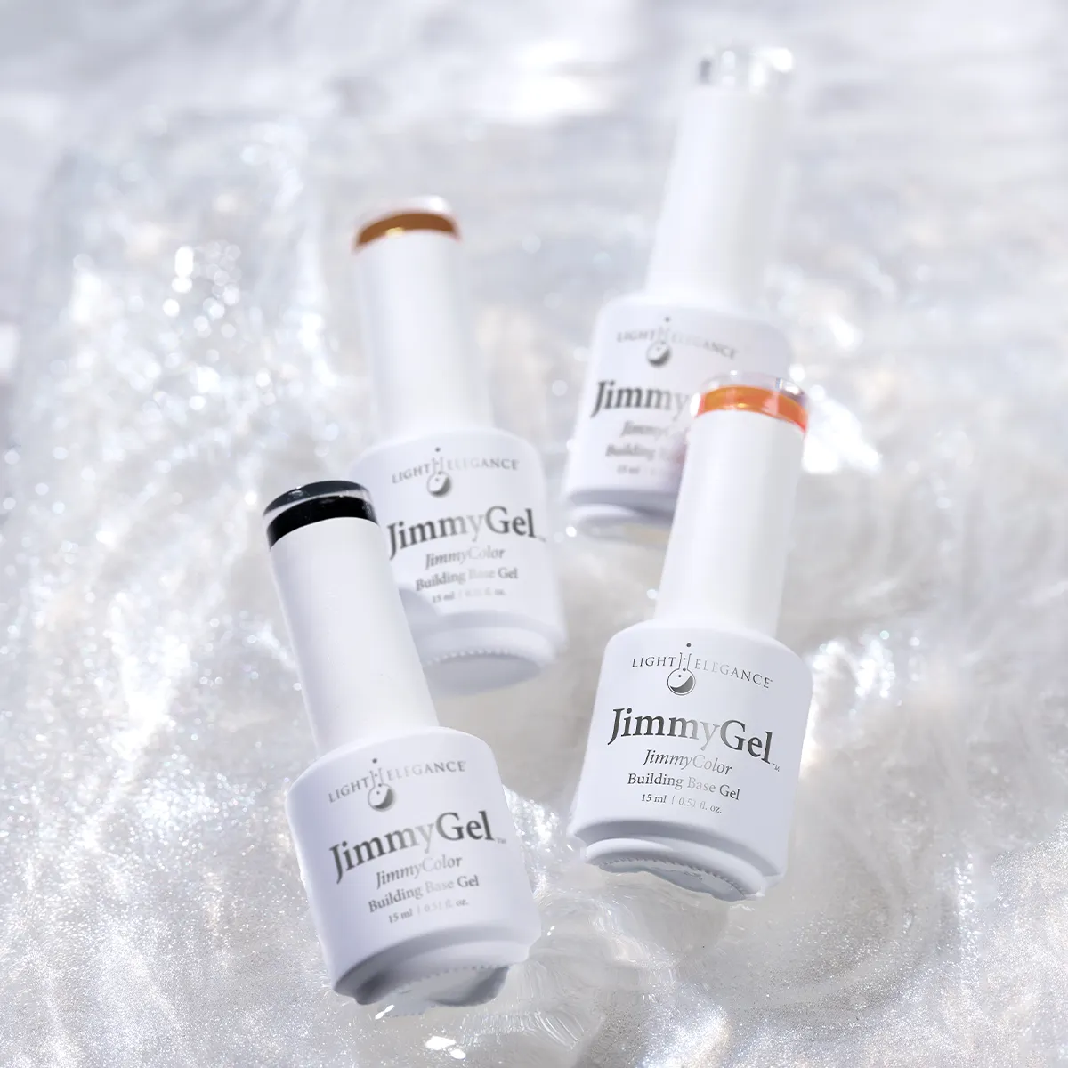 Light Elegance JimmyGel Sheer Colors bundle 4 nyanser gjennomsiktig