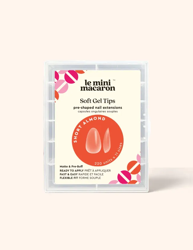 Le Mini Macaron Le Gel negletipper short almond matt