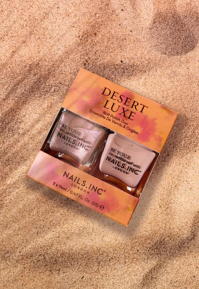 Nails Inc Desert Luxe neglelakk duo 2-pk sand