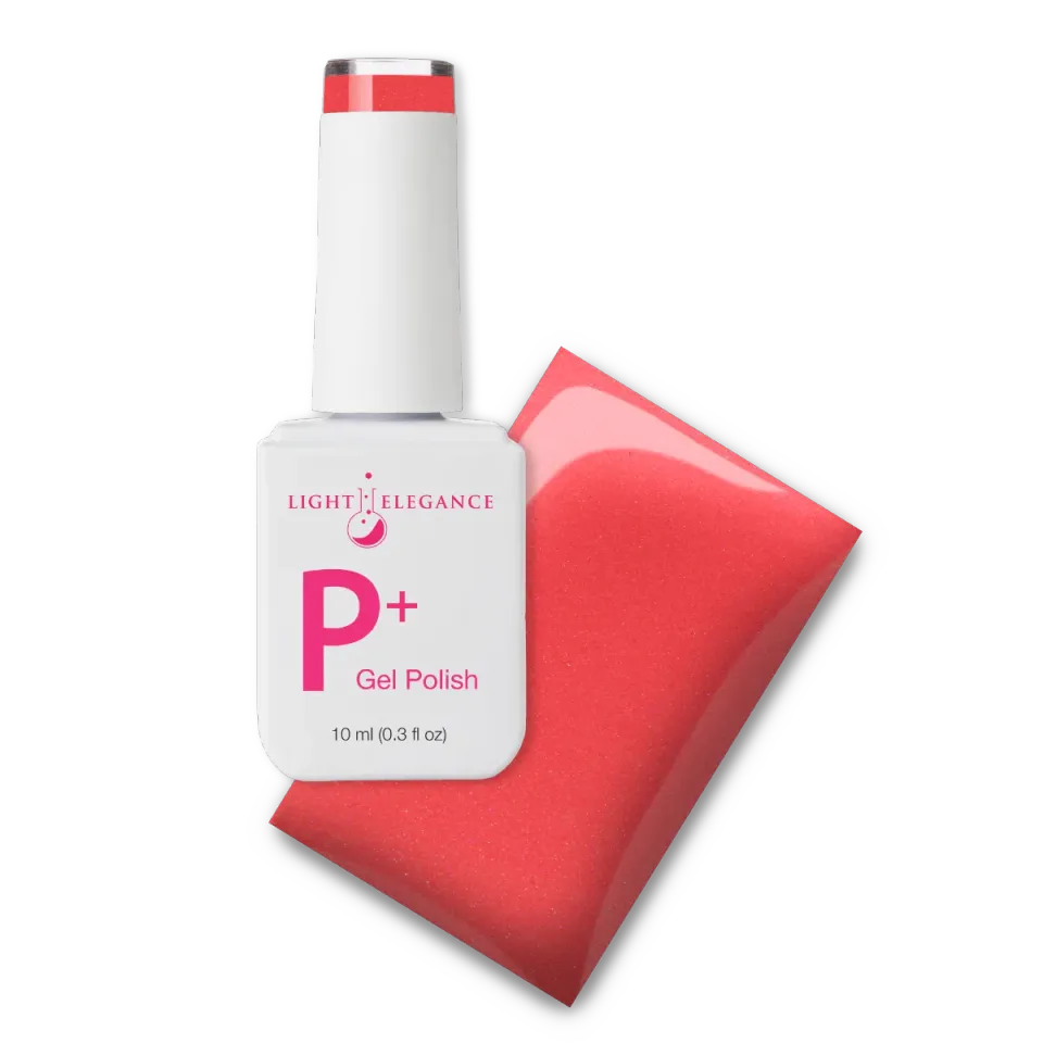 Light Elegance P+ Men Are From Mars gel polish 10 ml korall shimmer
