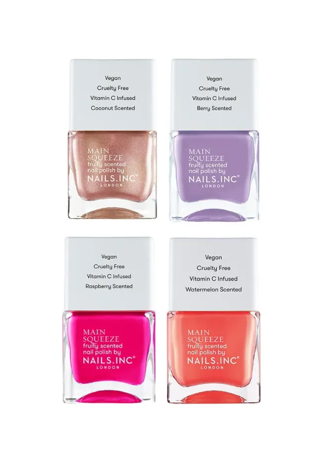 Nails Inc London Main Squeeze neglelakksett 4-pk krem