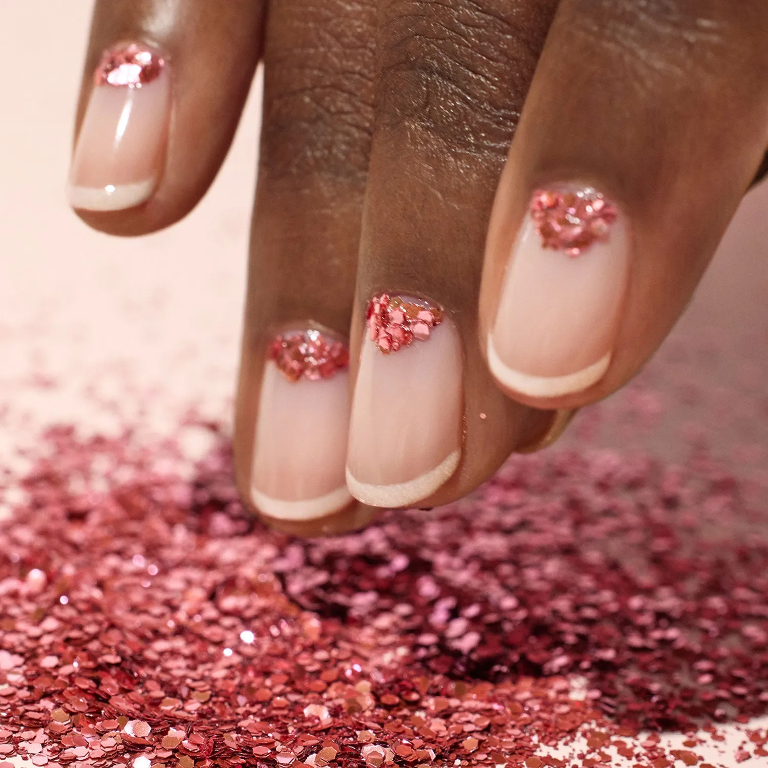Manucurist Pink Quartz negleglitter rosa