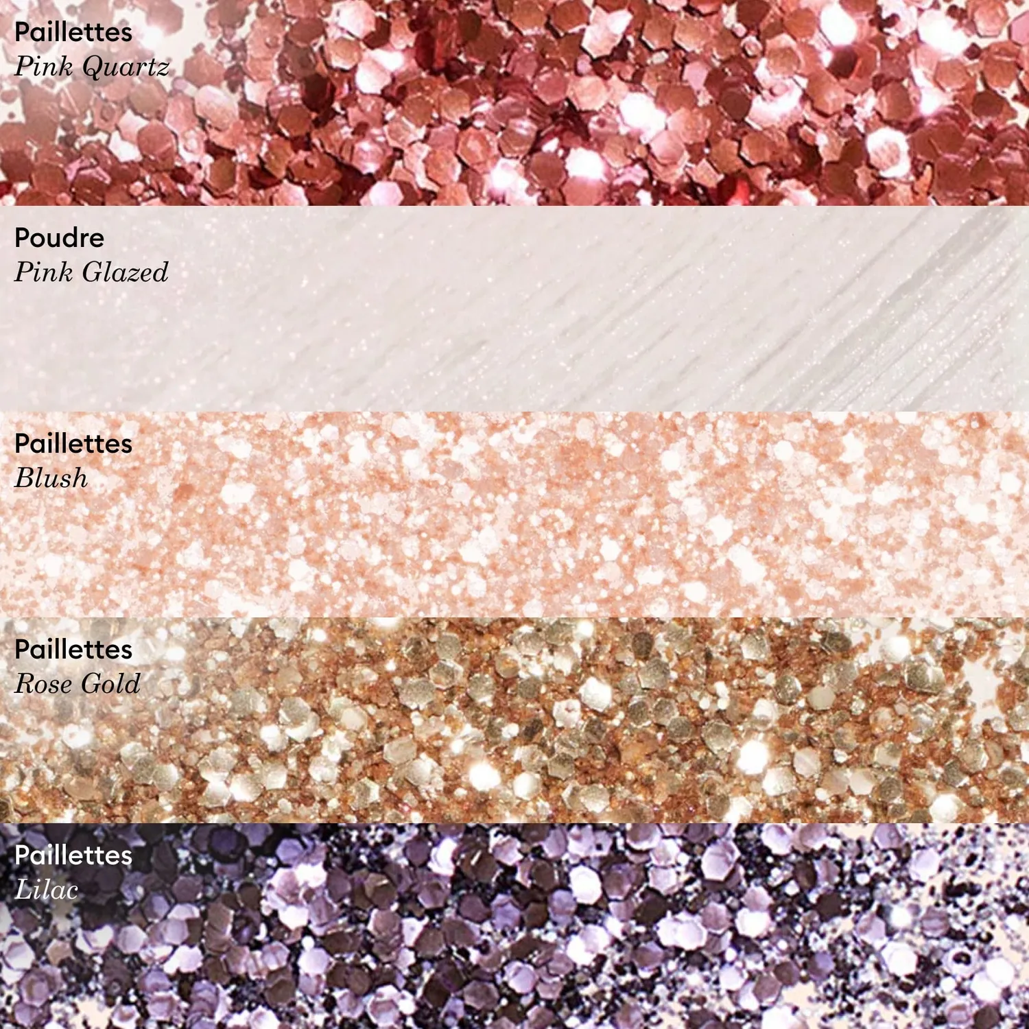 Manucurist Pink Quartz negleglitter rosa