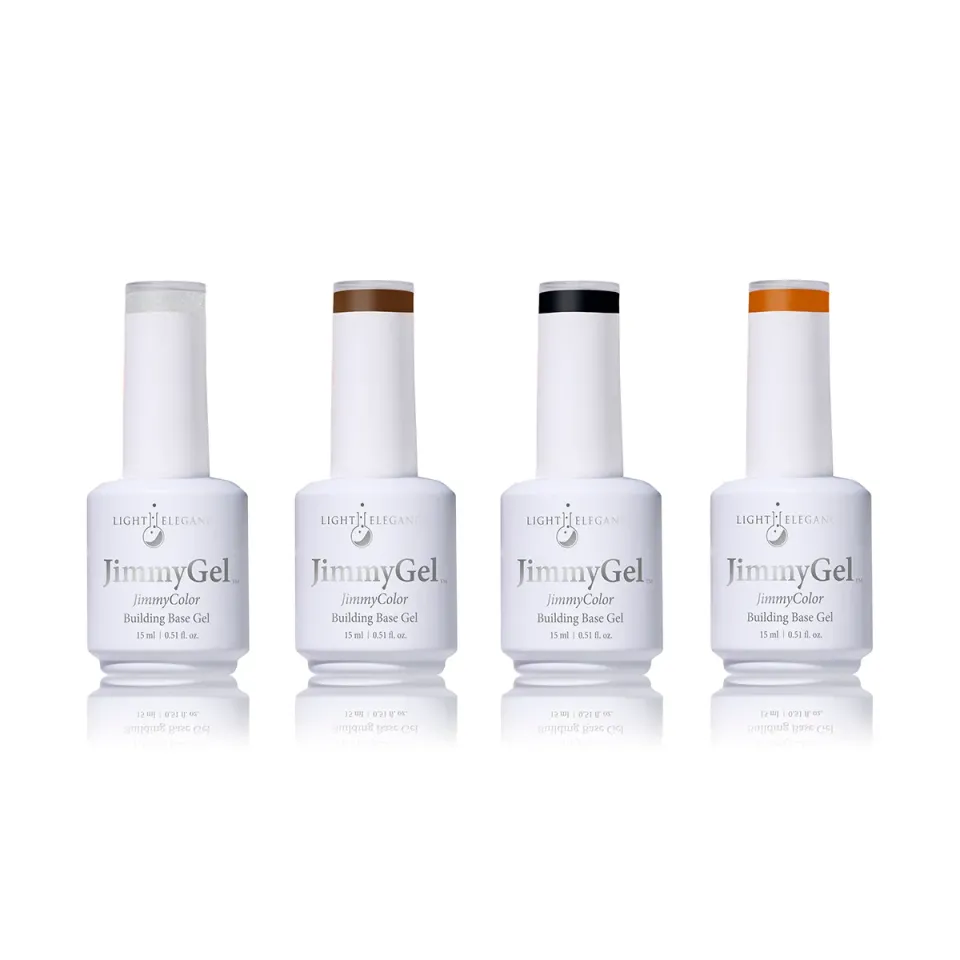 Light Elegance JimmyGel Sheer Colors bundle 4 nyanser gjennomsiktig