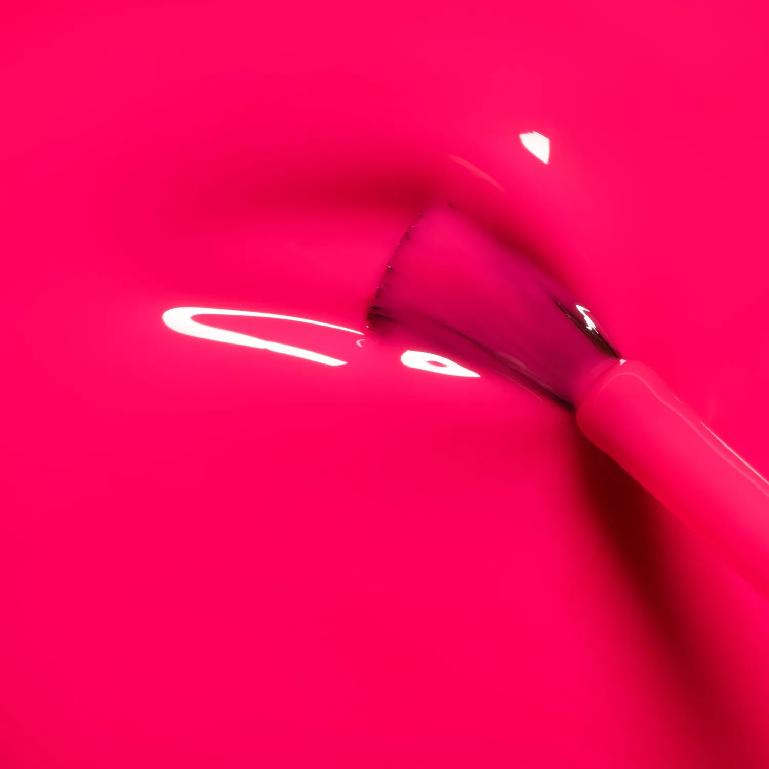 Manucurist Green Flash Neon Pink gelneglelakk neonrosa