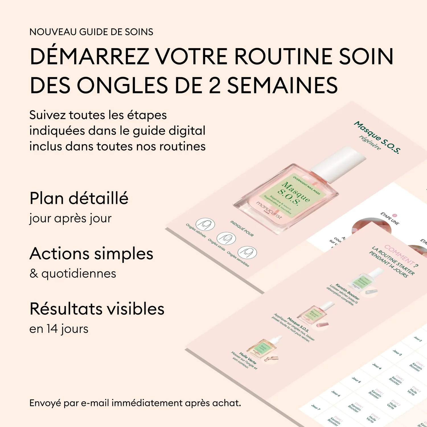 Manucurist Basic Routine neglepleiesett gule 2-delt