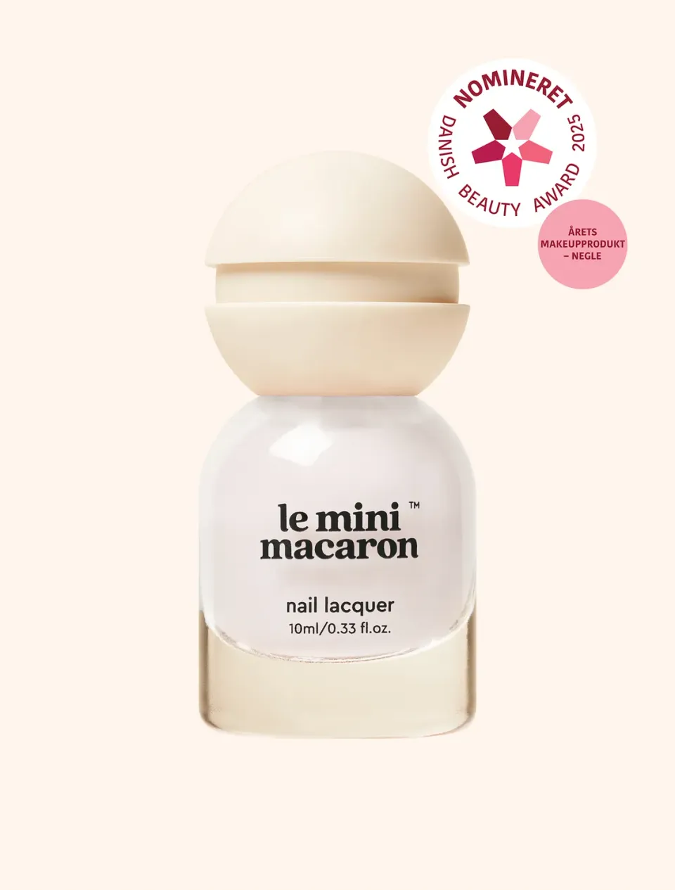 Le Mini Macaron Le Sweet Chantilly neglelakk 10 ml melkehvit