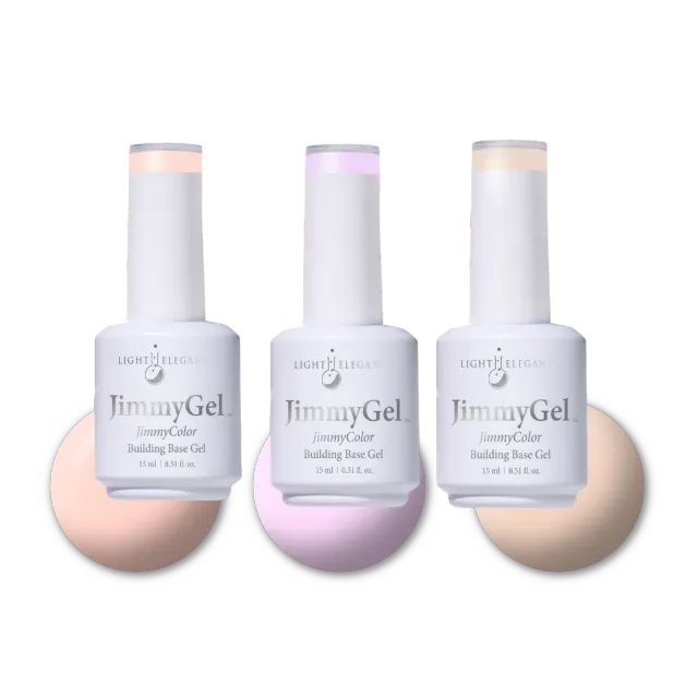 Light Elegance JimmyGel Shoreline Glow gelsett 3 farger