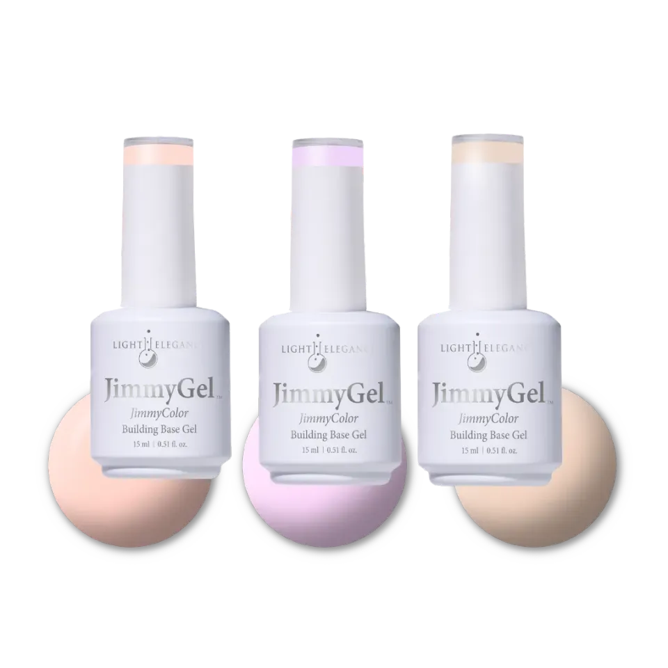 Light Elegance JimmyGel Shoreline Glow gelsett 3 farger