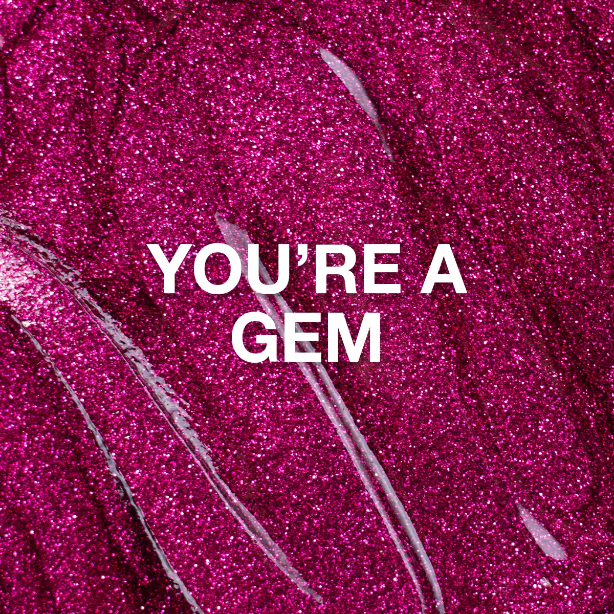Light Elegance P+ You're a Gem gellakk 10 ml fuchsia glitter