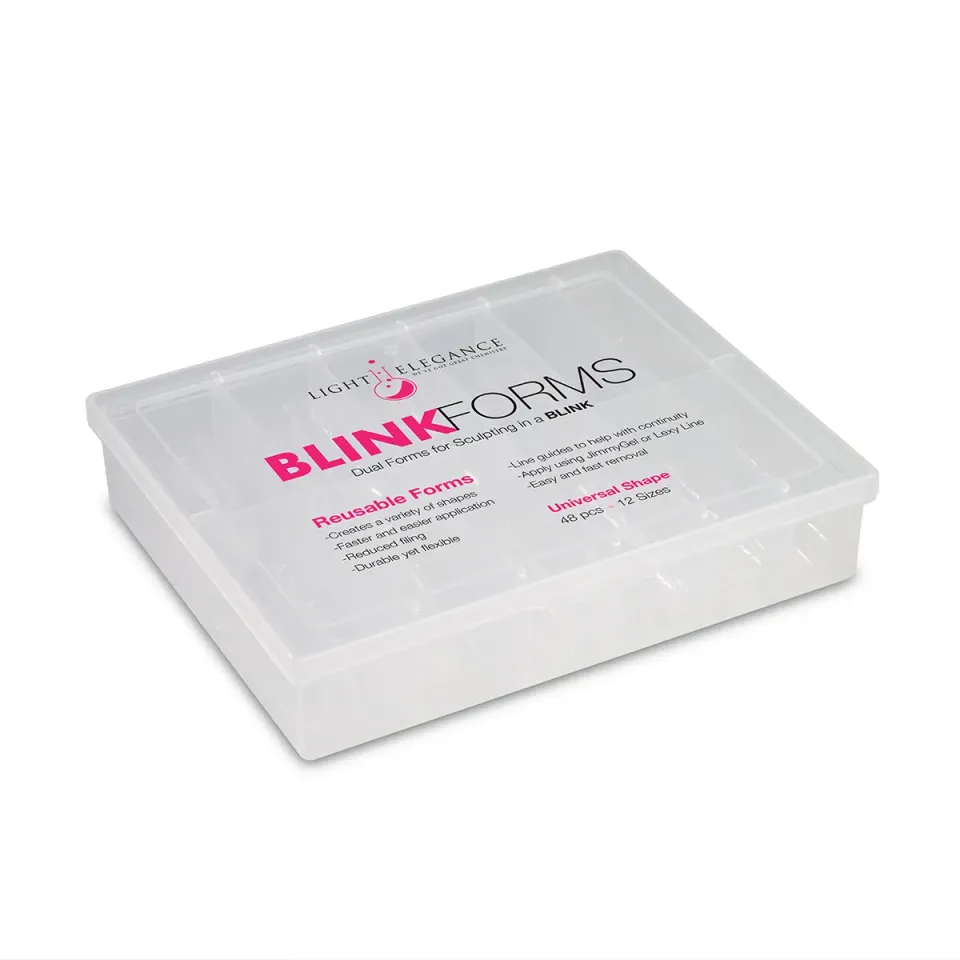 Light Elegance BLINKForms Universal negleformer 48 stk gjenbruk