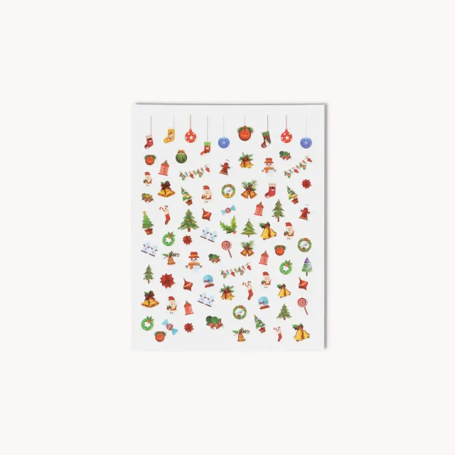 The Gel Collection Santa's Choice negleklistremerker julemotiv