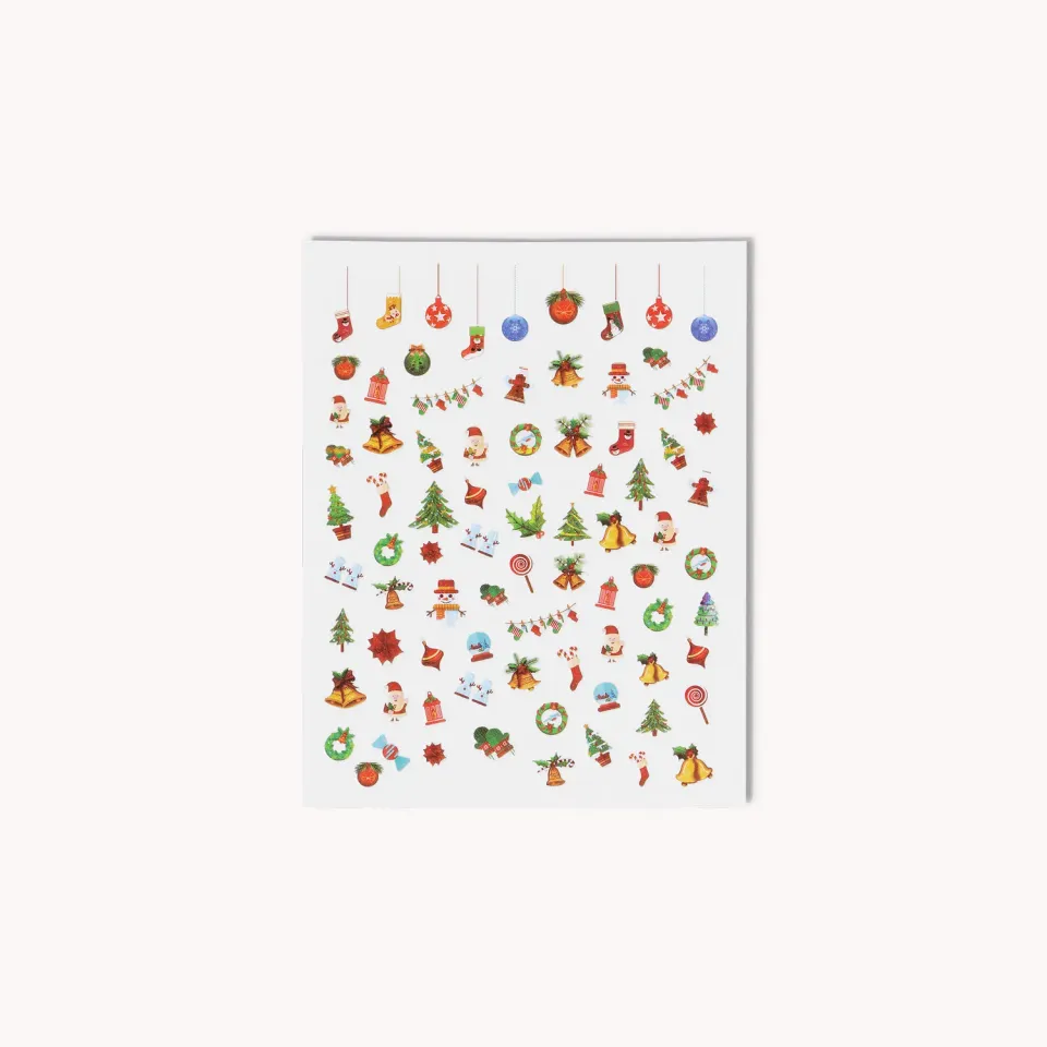 The Gel Collection Santa's Choice negleklistremerker julemotiv
