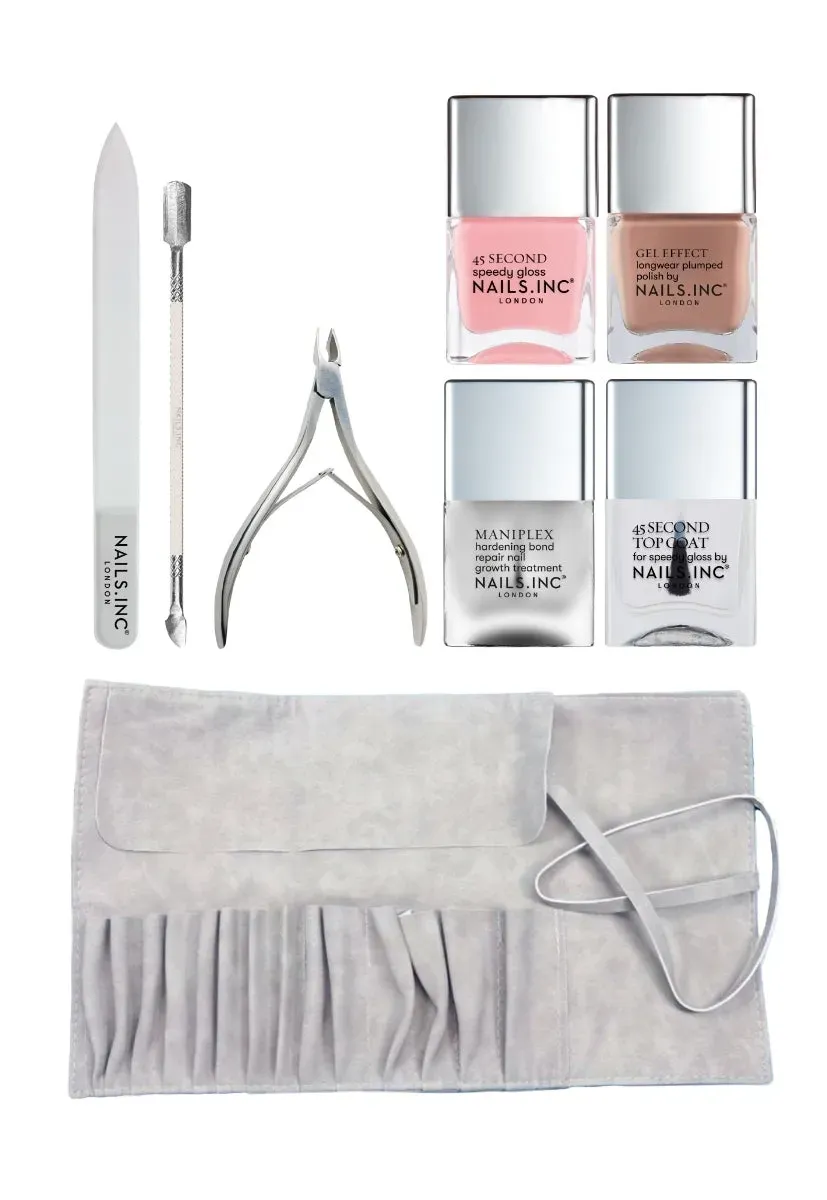 Nails Inc London Ultimate Luxe Mani Kit manikyrsett 8-deler