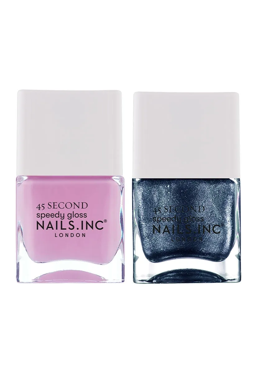 Nails Inc London Influenced neglelakk duo 2-pk krem