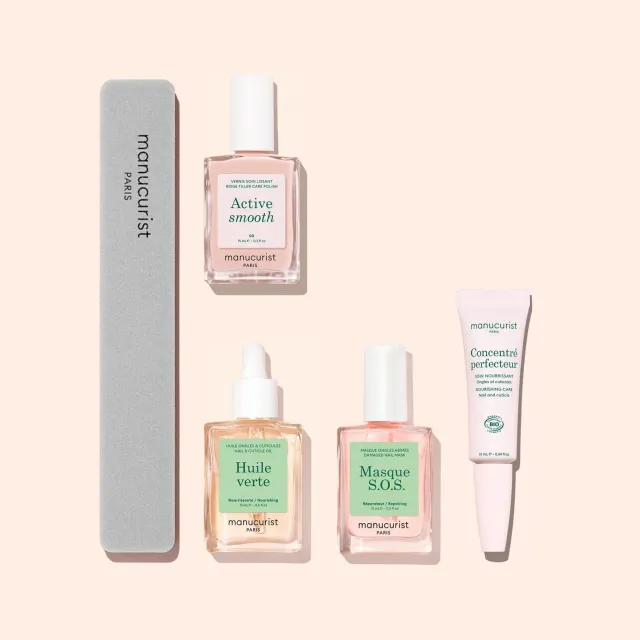 Manucurist Ultimate Routine neglesett rillede negler