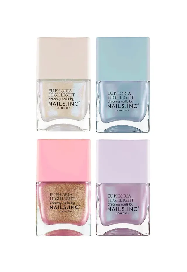 Nails Inc London Euphoria Highlight neglelakk sett 4-pk skimmer