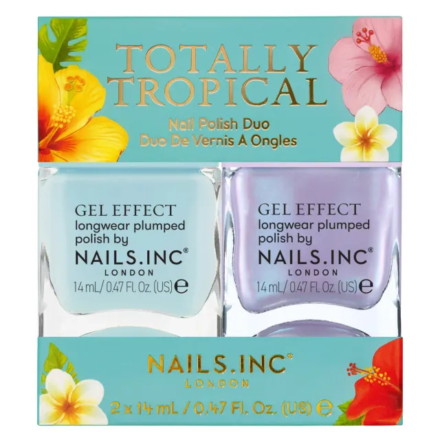 Nails Inc London Totally Tropical neglelakkduo krem